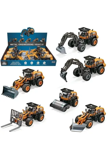 Pojazdy budowlane metal ze �wiat�em i d�wi�kiem Trifox