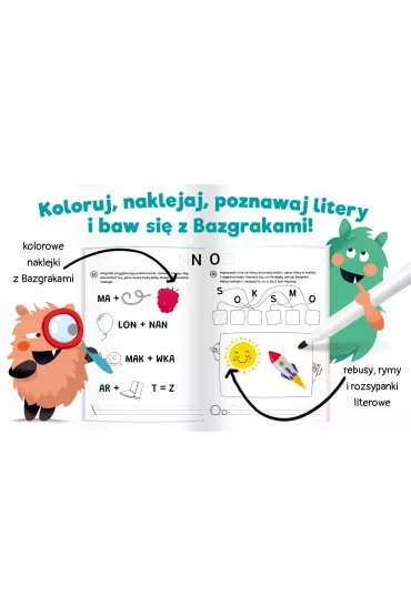 Bazgraki poznaj� litery. Kapitan Nauka - Katarzyna Szumska