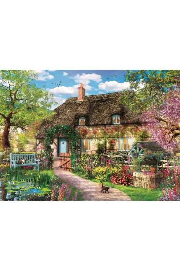 Puzzle 1000 el. High Quality Collection. Stara chata Clementoni