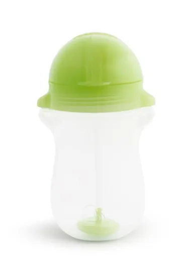 Kubek Munchkin niekapek ze s�omk� 296ml zielony