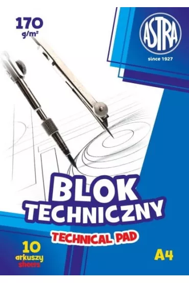 Astra Blok techniczny A4 10 kartek