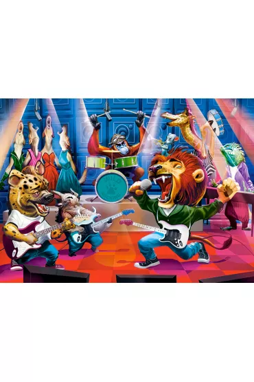Puzzle 300 el. Animal Rock Concert Castorland