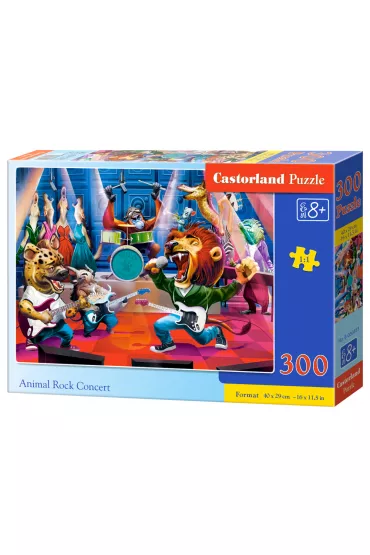 Puzzle 300 el. Animal Rock Concert Castorland