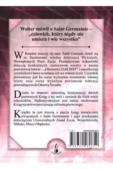 Medytacje nad ``Jam Jest``. Ksi�ga III - Saint Germain