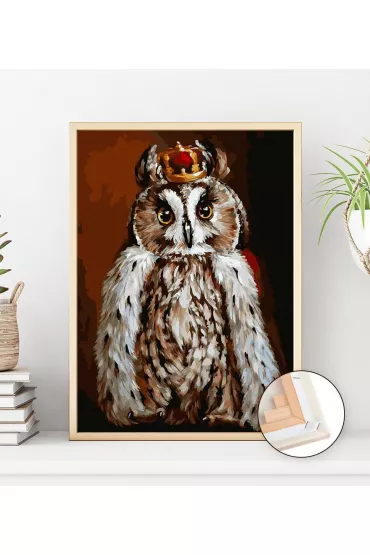 Twoje Hobby Malowanie po numerach - Sowa kr�lewska� 40x50cm
