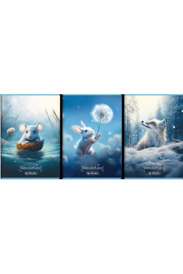 Herlitz Zeszyt A5 Wonderland dwie linie 16 kartek 20 szt.