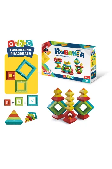 Klocki Pitagorasa 30 el. Rubanta