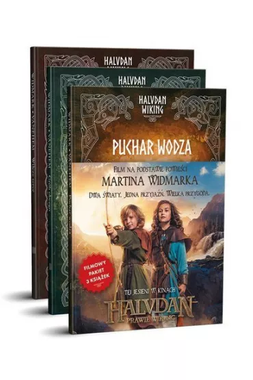 Pakiet Halvdan Wiking. Tomy 1-3: Puchar wodza, Gr�b obcego, Wilcze serce - Martin Widmark