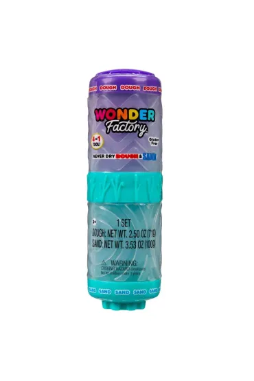 Wonder Factory Never Dry Dough&Sand Purple Teal Mga Entertainment