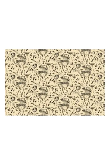 PartyDeco Obrus papierowy Grill 180x120cm
