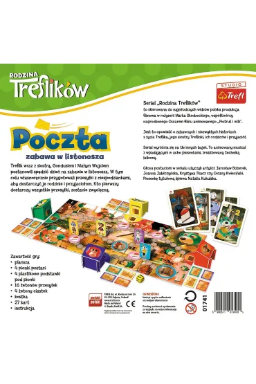 Poczta. Zabawa w listonosza. Rodzina Treflik�w