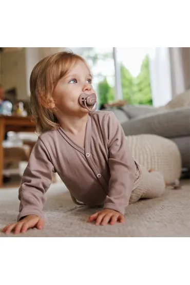 Babyono Smoczki anatomiczne silikonowe 18 m+ 2 szt.