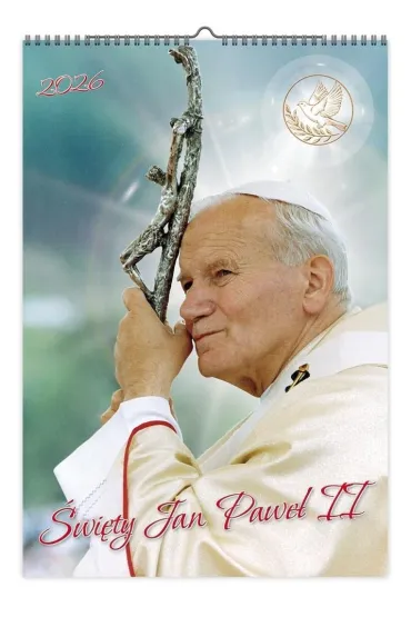 Kalendarz 2026 �cienny A3 V.8 �w. Jan Pawe� II