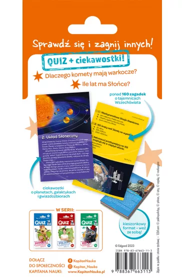 Kapitan Nauka. Quiz. Kosmos 7+