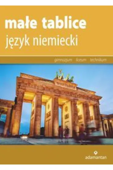 Ma�e tablice. J�zyk niemiecki