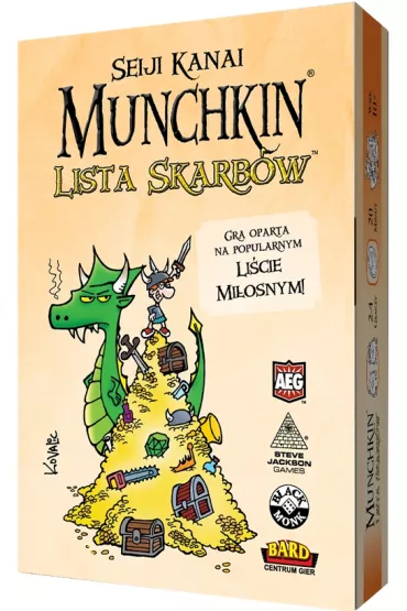 Gra Munchkin Lista Skarb�w Black Monk - Seiji Kanai