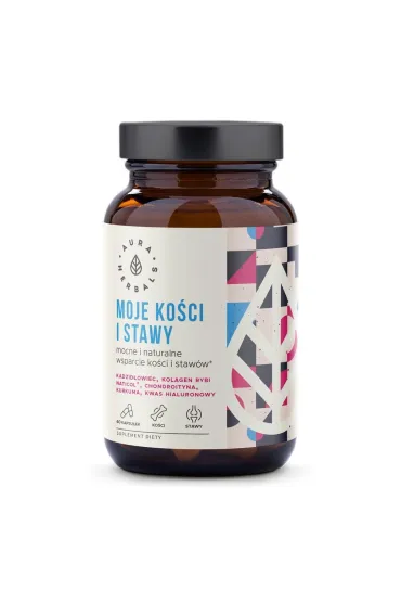 Aura Herbals Moje ko�ci i stawy - Mocne wsparcie Suplement diety 60 kaps.
