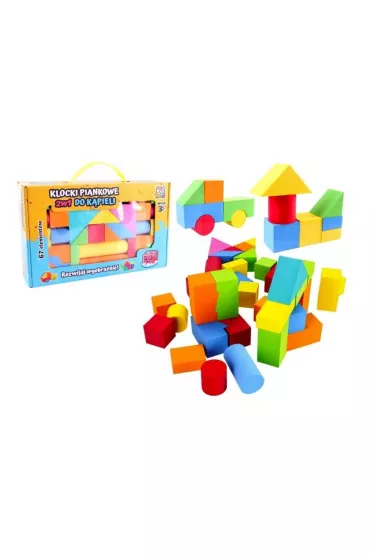 Klocki piankowe 2w1 do k�pieli