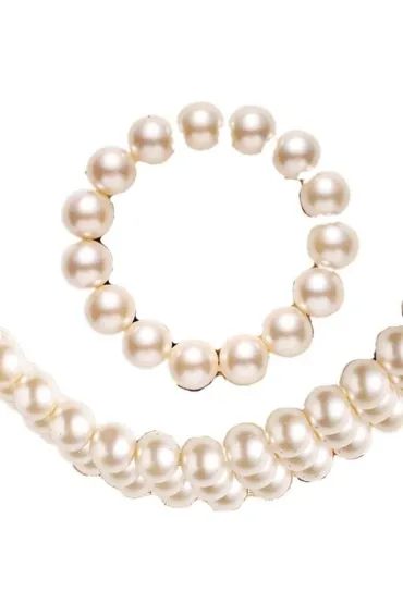 Choker i bransoletka per�owa