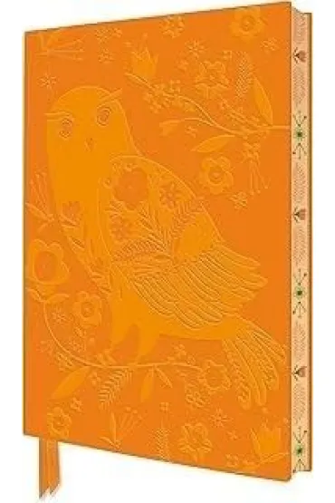 Flame Tree Notatnik A5 linia BR Sowa Folk Bee Brown