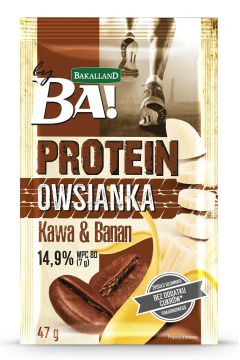 Bakalland Ba! Owsianka Proteinowa Kawa i Banan 47 g