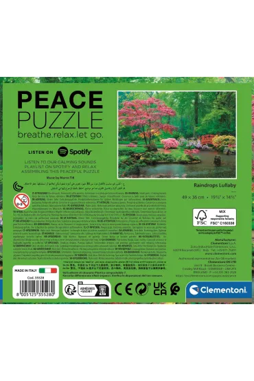 Puzzle 500 el. Peace Collection Raindrops Lullaby Clementoni