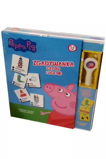 �winka Peppa. Zgadywanka. Czytaj i ucz si�. Ksi��ka z magicznym d�ugopisem