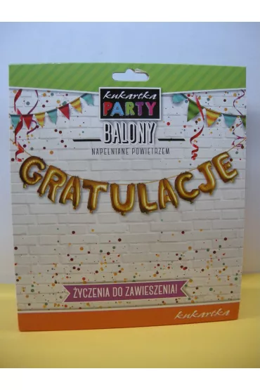 Kukartka Balony Gratulacje
