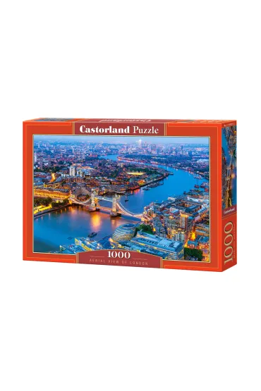 Puzzle 1000 el. Widok z lotu ptaka na Londyn Castorland