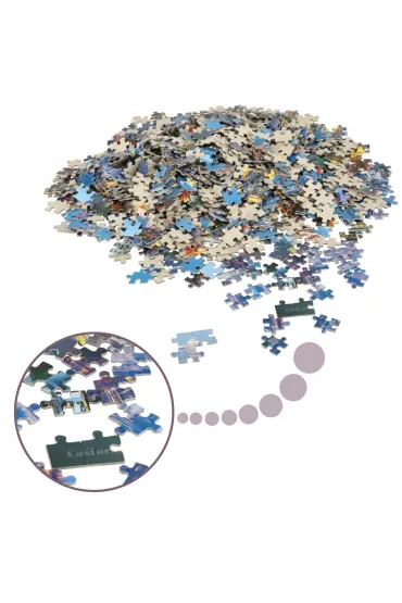 Puzzle 1000 el. Widok z lotu ptaka na Londyn Castorland