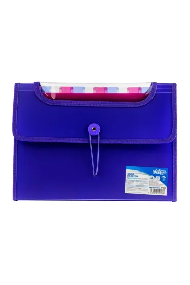 Strigo Teczka VFILE PP A4 z 12 przek�adkami fioletowa
