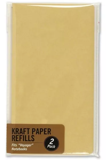Peter Pauper Press Wk�ad Kraft do notatnika Voyager 2szt