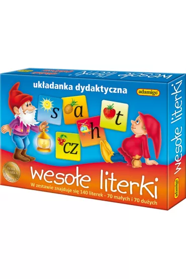 Weso�e literki Uk�adanka Adamigo
