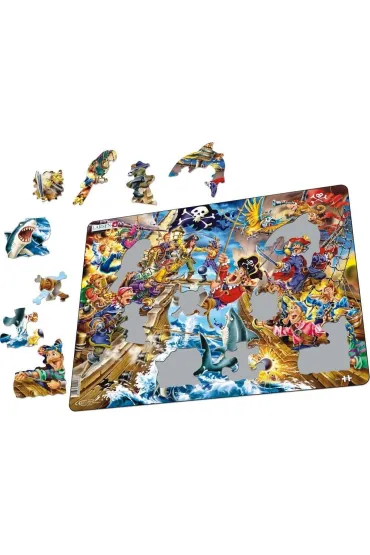 Puzzle 39 el. Bitwa piracka Larsen