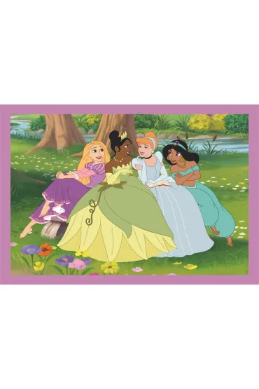 Puzzle 4w1 - SuperColor. Disney Princess (12+16+20+24 el.) Clementoni
