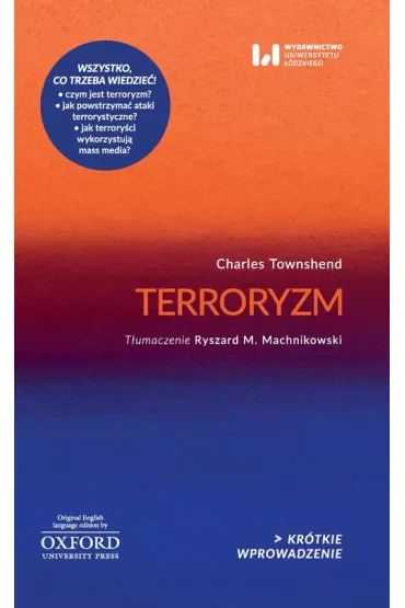 Kr�tkie Wprowadzenie. Terroryzm - Charles Townshend