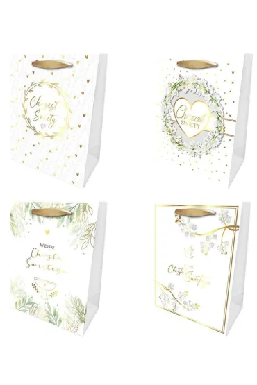 Kukartka Torebka ozdobna QPS chrzest �wi�ty (12,8x17,9x8cm) mix
