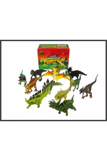 Dinozaury 12 rodzaj�w 20cm
