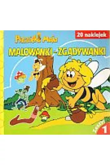 Pszcz�ka Maja. Zeszyt 1. Malowanki - zgadywanki - Waldemar Bonsels