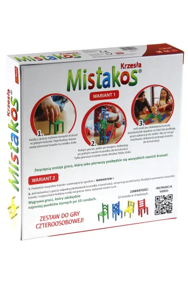 Mistakos. Krzes�a. Wersja 4-osobowa Trefl