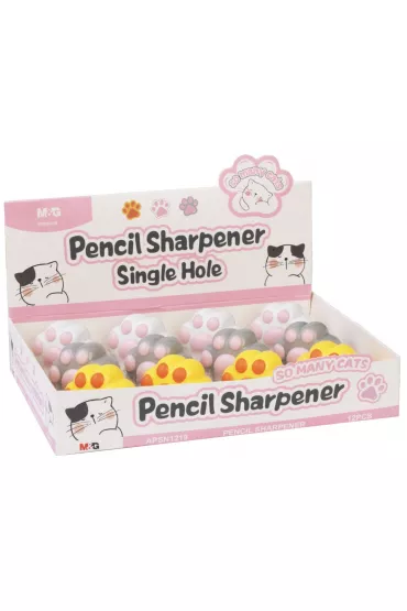 M&G Gumko-temperwka pojedyncza z pojemnikiem Kocia apka mini