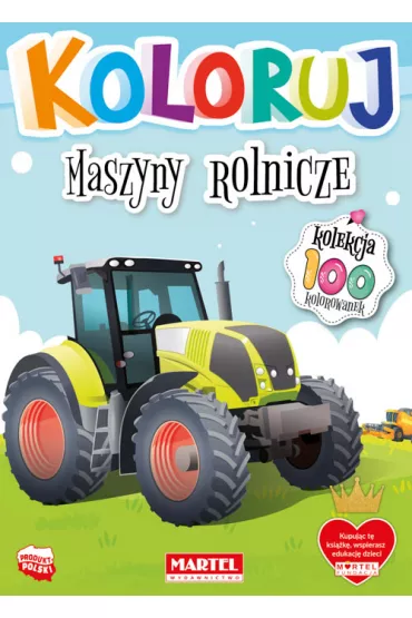 Maszyny rolnicze. Koloruj