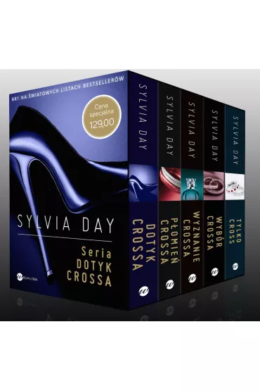 Pakiet Dotyk Crossa. Tom 1-5: Dotyk Crossa, P�omie� Crossa, Wyznanie Crossa, Wyb�r Crossa, Tylko Cross - Sylvia Day