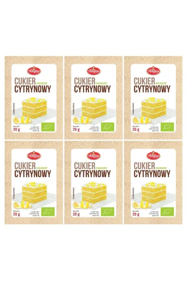 Amylon Cukier cytrynowy Zestaw 6 x 20 g Bio