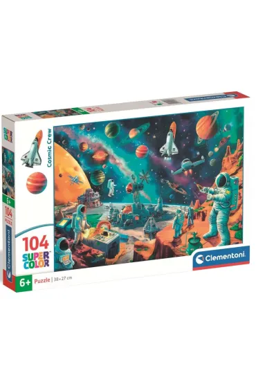 Puzzle 104 el. SuperColor. Cosmic Crew Clementoni