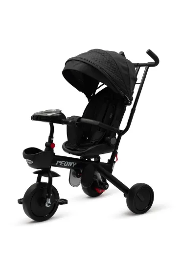 Rowerek 3-ko�owy Peony EVA czarny Baby Mix