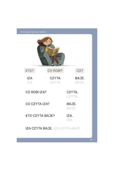Czytaj sylabami! Zeszyt do nauki i doskonalenia czytania Czasowniki - Aleksandra  Sztrymer