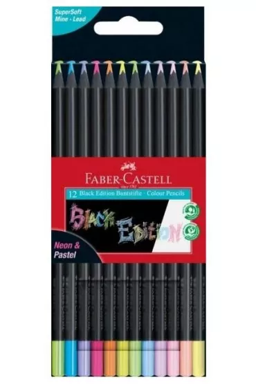 Faber-Castell Kredki tr�jk�tne Black Edition 12 szt.