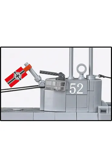 Klocki Historical Collection WWII U-Boot U-52 Type VIIB 474 kl.