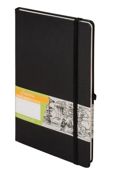 Antra Notes A5 Romantyzm czarny g�adki 160 kartek